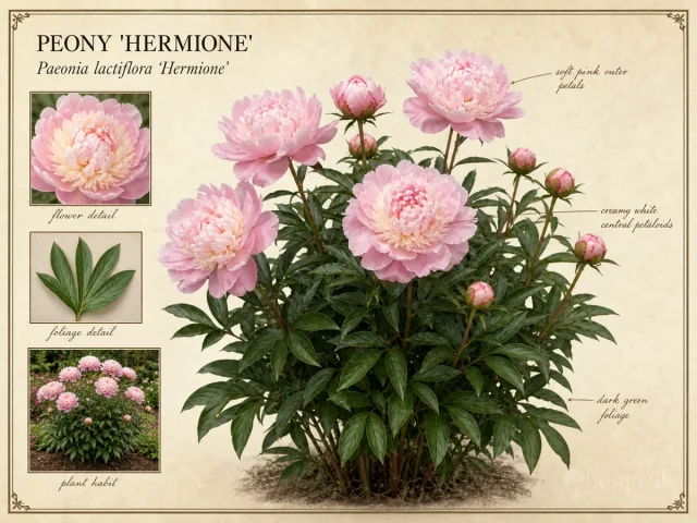 Peony ‘Hermione’ (Paeonia lactiflora ‘Hermione’)
