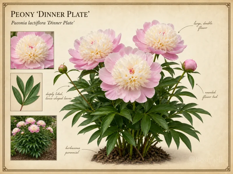Peony ‘Dinner Plate’ (Paeonia lactiflora ‘Dinner Plate’)