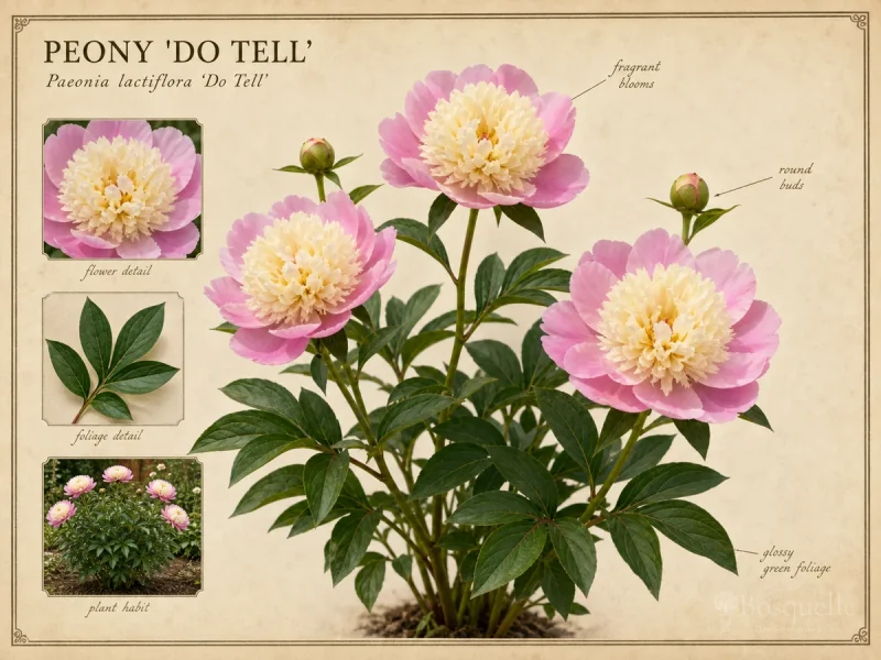 Peony ‘Do Tell’ (Paeonia lactiflora ‘Do Tell’)