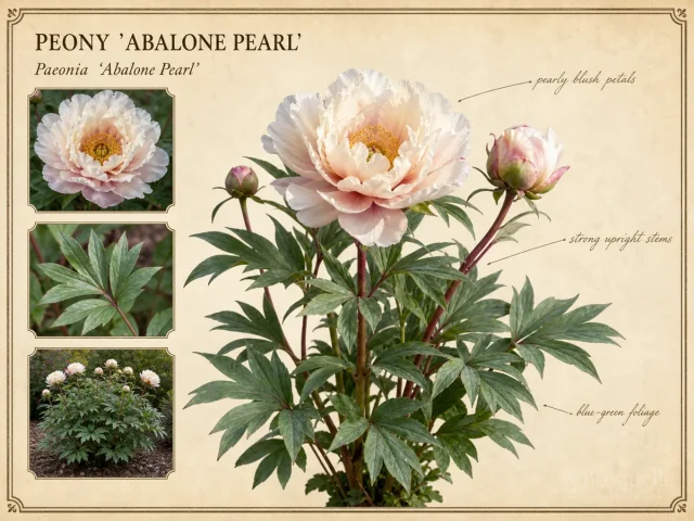 Peony ‘Abalone Pearl’ (Paeonia ‘Abalone Pearl’)