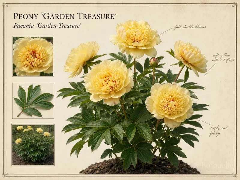 Peony ‘Garden Treasure’ (Paeonia ‘Garden Treasure’)
