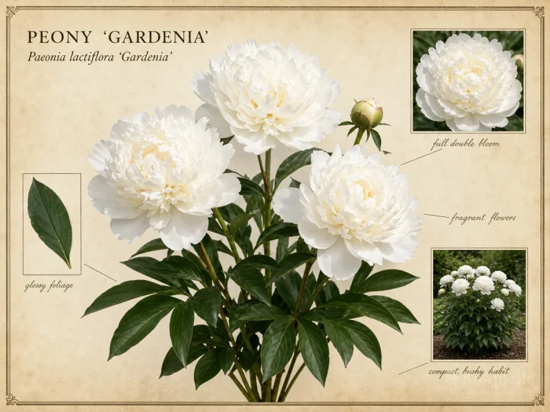 Peony 'Gardenia'