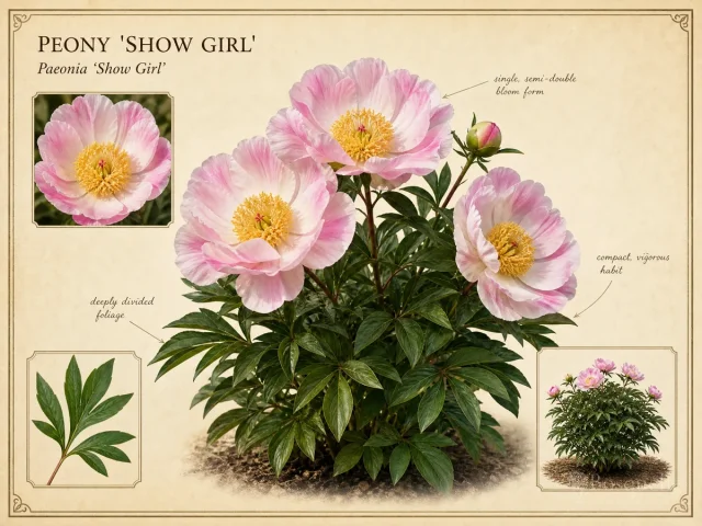 Peony ‘Show Girl’ (Paeonia ‘Show Girl’)