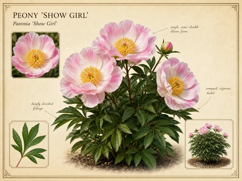 Peony ‘Show Girl’ (Paeonia ‘Show Girl’)