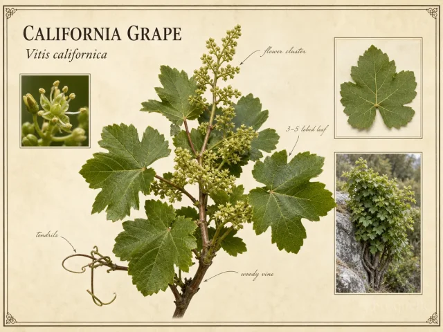 California Grape (Vitis californica)