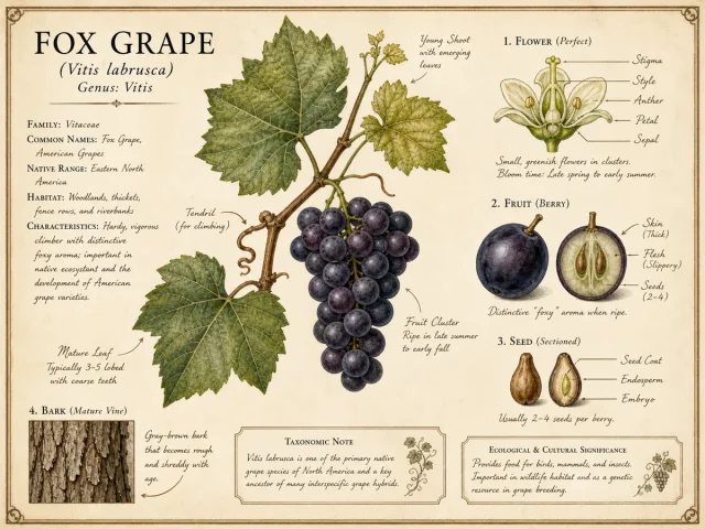 Fox Grape (Vitis labrusca)