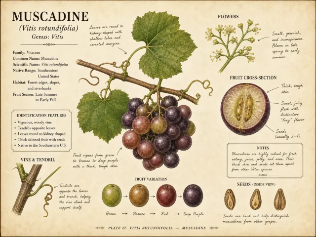 Muscadine (Vitis rotundifolia)