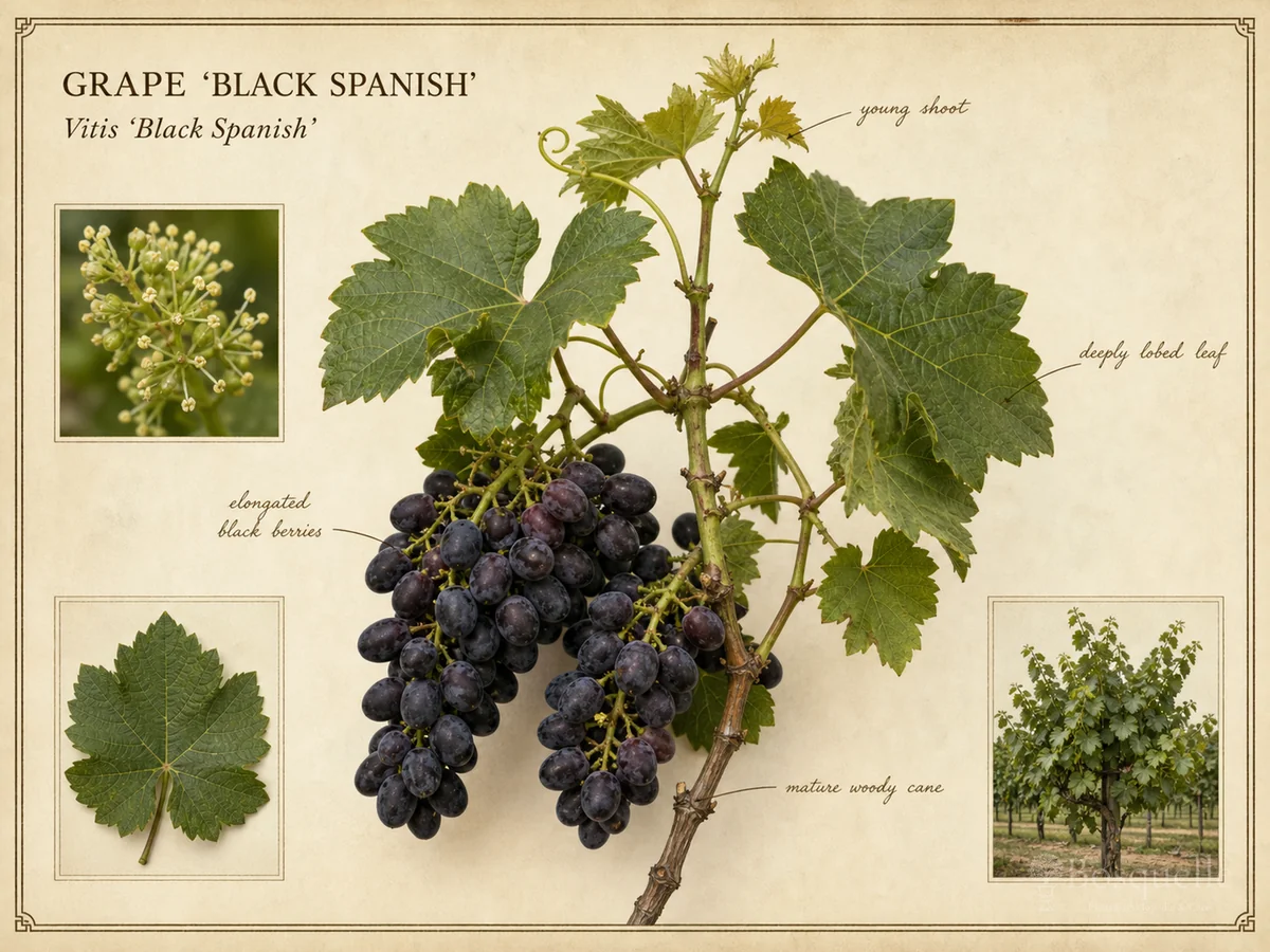 Grape 'Black Spanish'