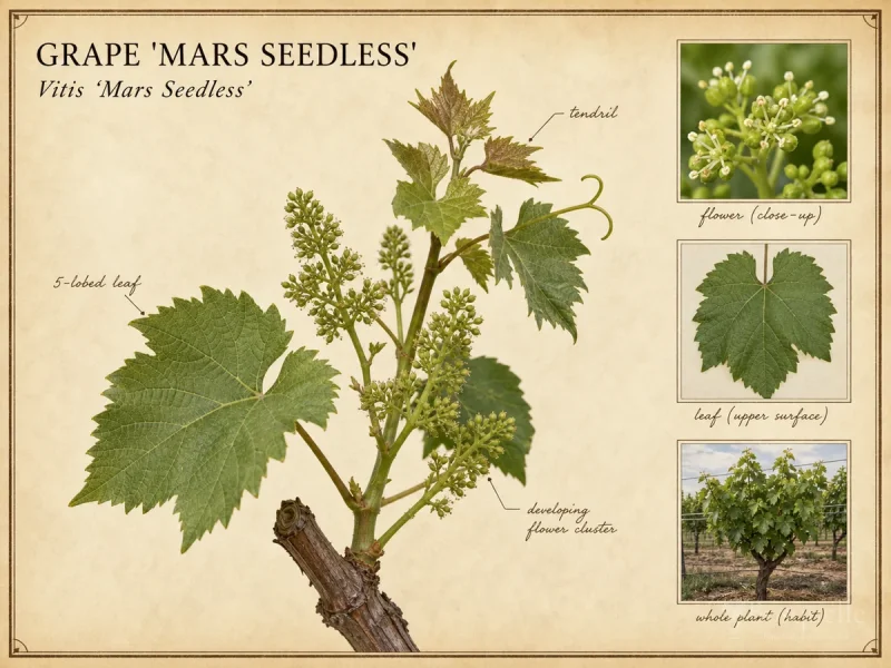 Grape ‘Mars Seedless’ (Vitis ‘Mars Seedless’)