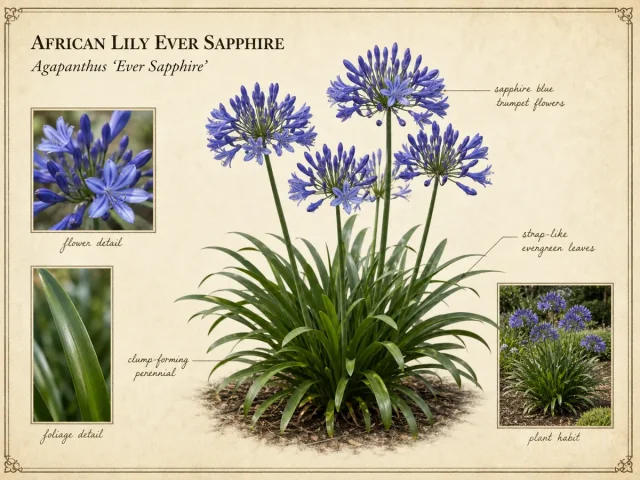 African Lily Ever Sapphire (Agapanthus Ever Sapphire)