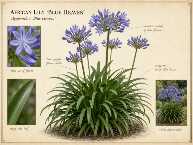 African Lily ‘Blue Heaven’ (Agapanthus ‘Blue Heaven’)