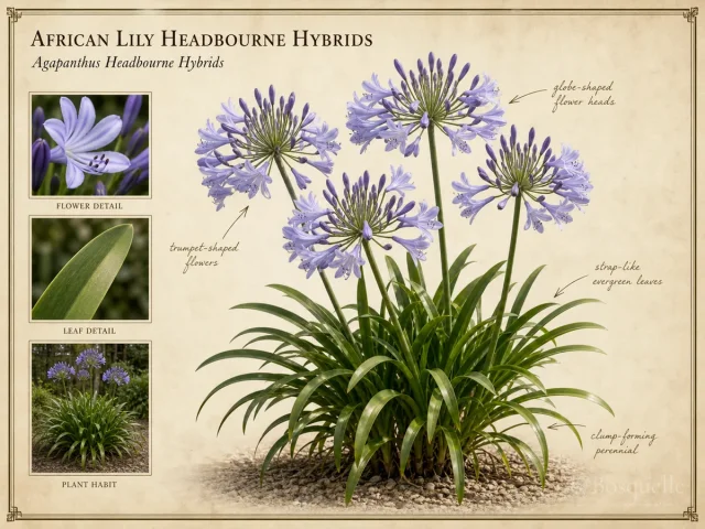 African Lily Headbourne Hybrids (Agapanthus Headbourne Hybrids)