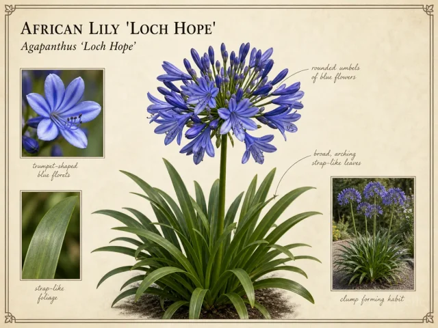 African Lily ‘Loch Hope’ (Agapanthus ‘Loch Hope’)