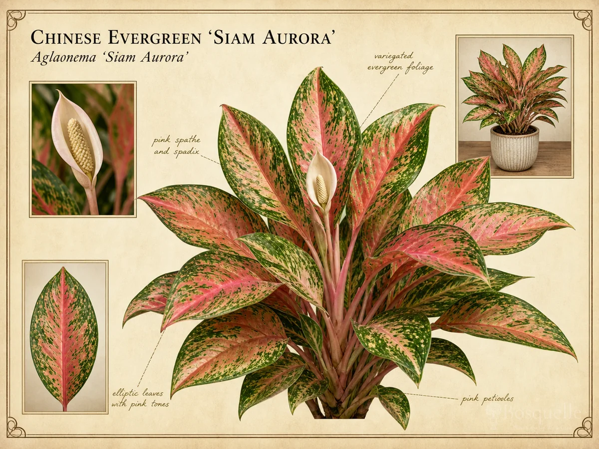 Chinese Evergreen 'Siam Aurora'