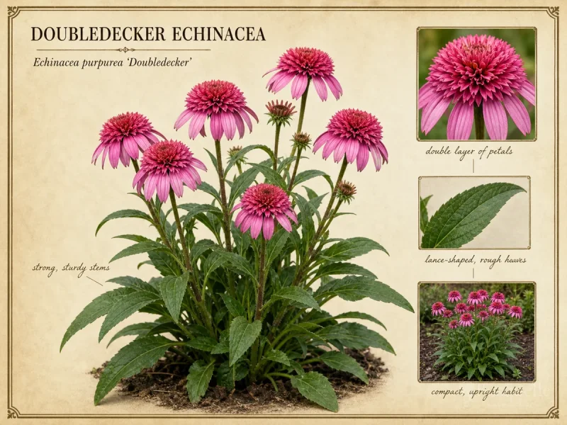 Doubledecker Echinacea (Echinacea purpurea ‘Doubledecker’)
