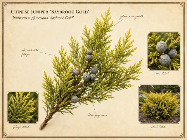 Chinese Juniper 'Saybrook Gold'