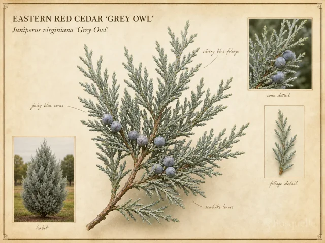 Eastern Red Cedar 'Grey Owl'