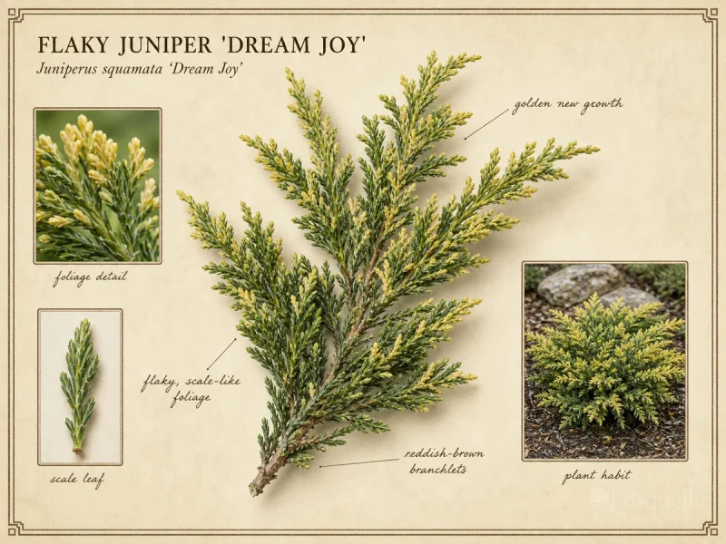 Flaky Juniper ‘Dream Joy’ (Juniperus squamata ‘Dream Joy’)