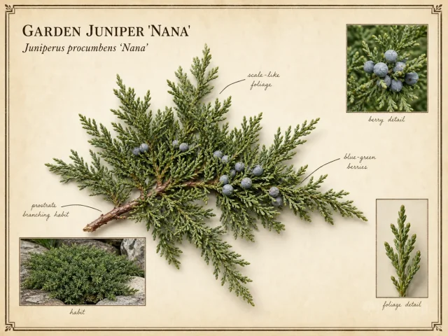 Garden Juniper ‘Nana’ (Juniperus procumbens ‘Nana’)