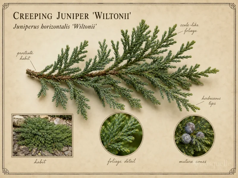 Creeping Juniper ‘Wiltonii’ (Juniperus horizontalis ‘Wiltonii’)