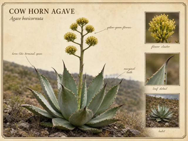 Cow Horn Agave (Agave bovicornuta)