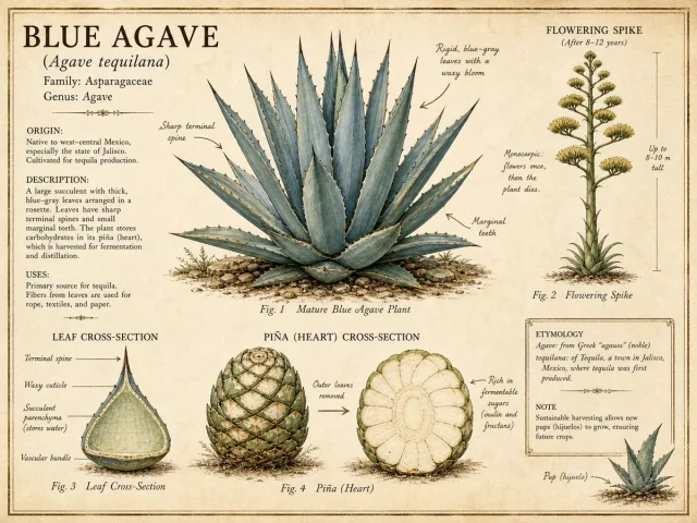 Blue Agave (Agave tequilana)