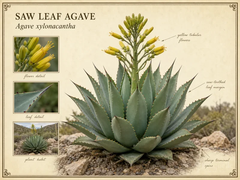 Saw Leaf Agave (Agave xylonacantha)