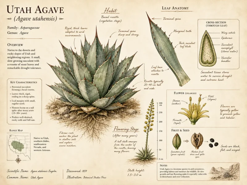 Utah Agave (Agave utahensis)