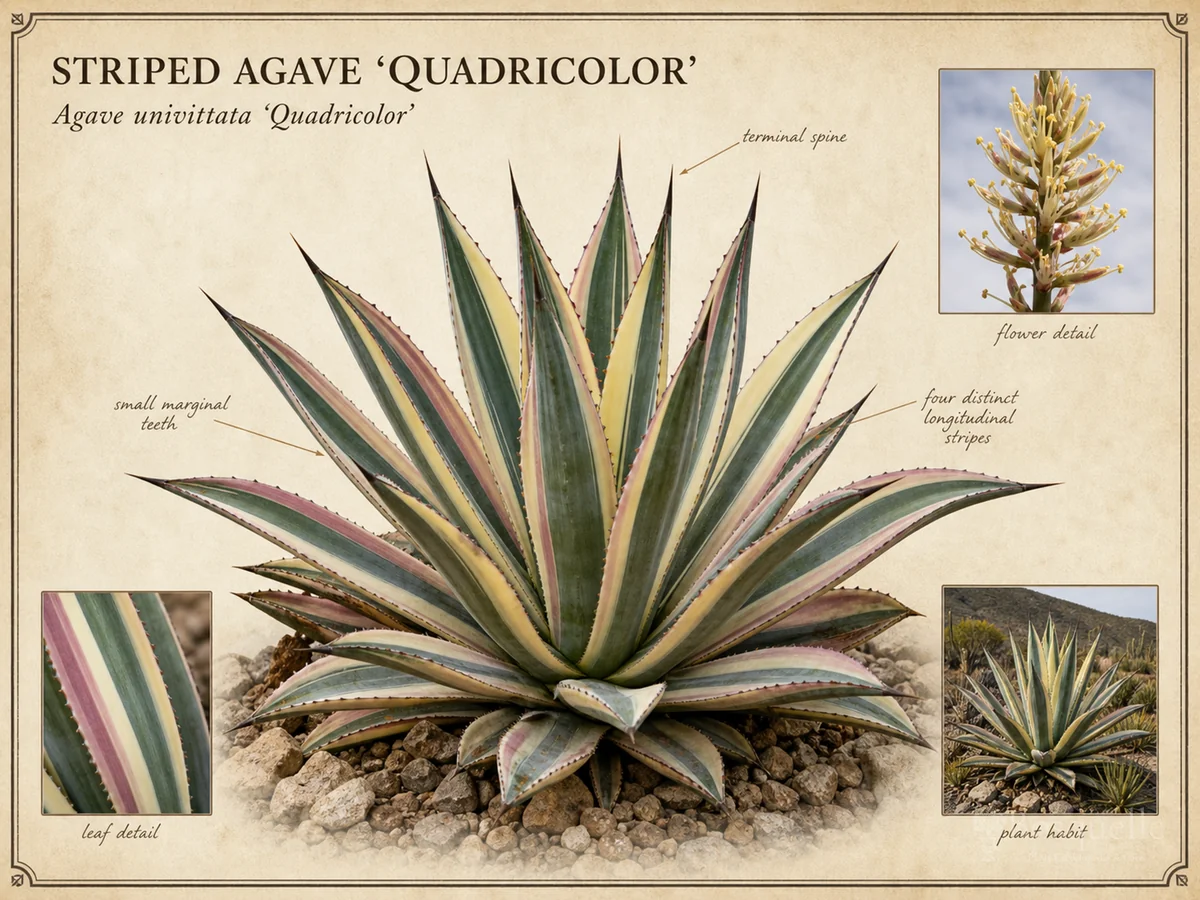 Striped Agave ‘Quadricolor’