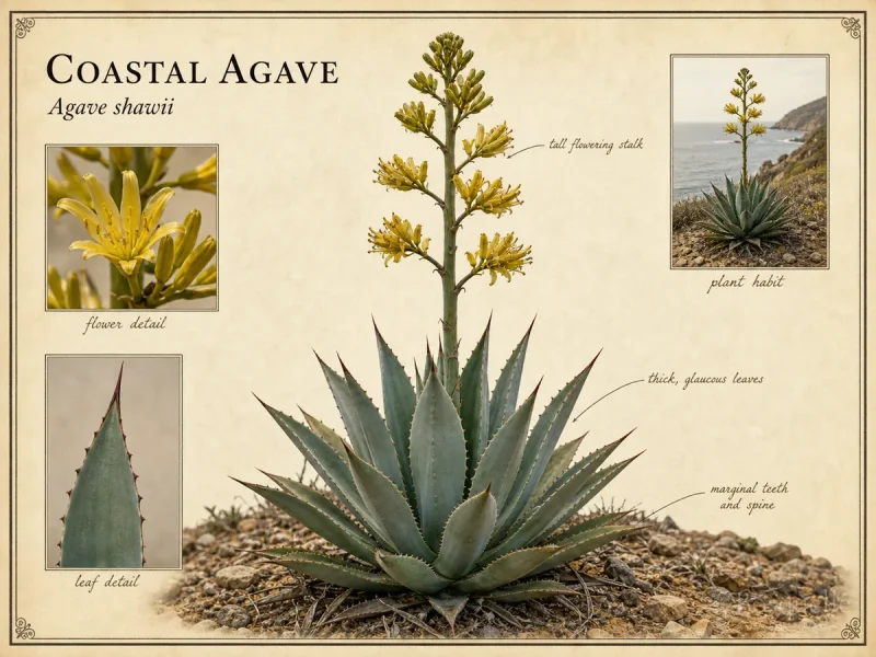 Coastal Agave (Agave shawii)