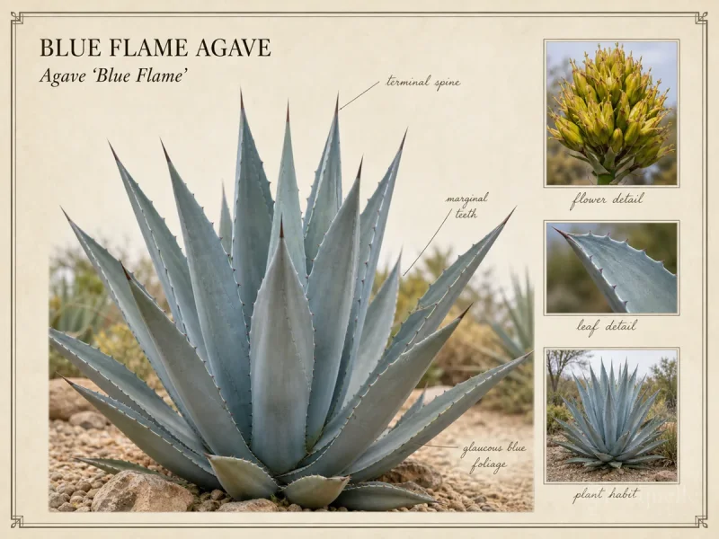 Blue Flame Agave (Agave ‘Blue Flame’)