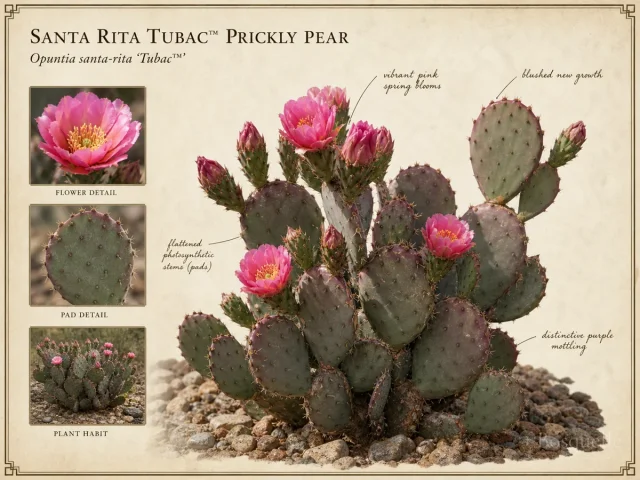 Santa Rita Tubac™ Prickly Pear (Opuntia santa-rita Tubac™)