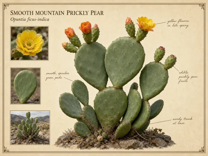 Smooth Mountain Prickly Pear (Opuntia ficus-indica)