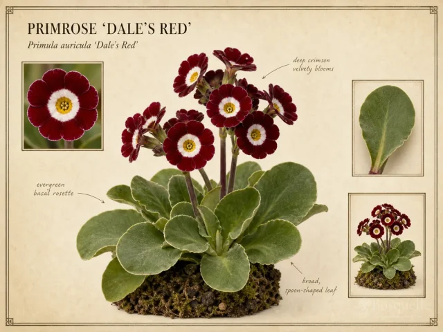 Primrose 'Dale's Red'