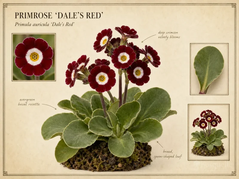 Primrose 'Dale's Red'