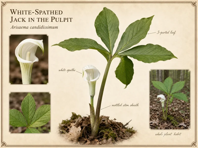 White-Spathed Jack In The Pulpit