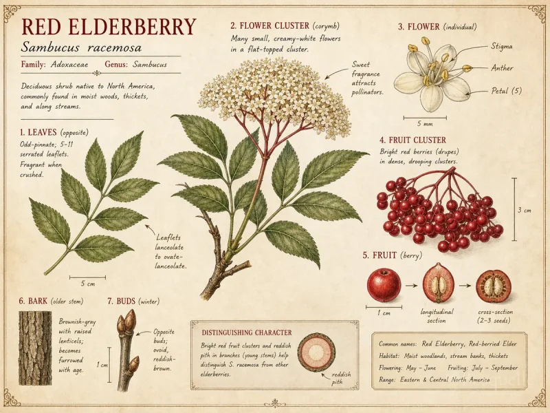 Red Elderberry (Sambucus racemosa)