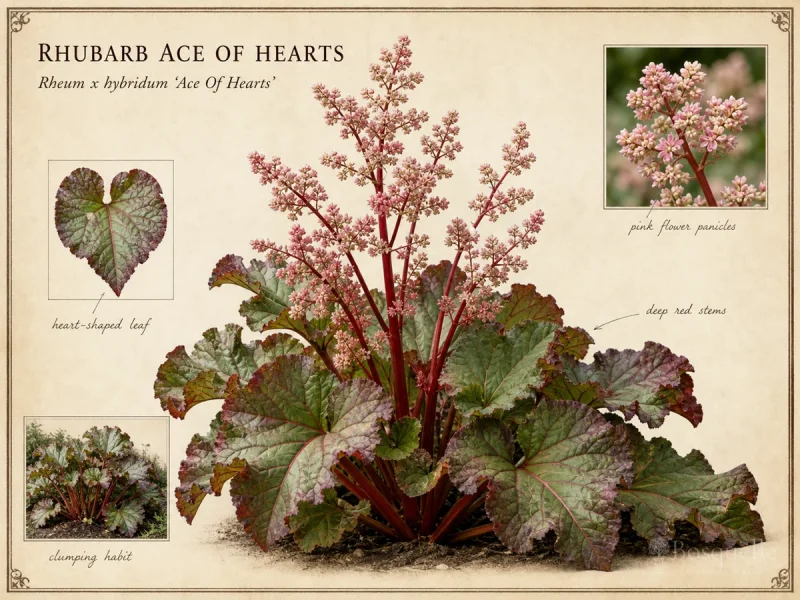 Rhubarb Ace Of Hearts (Rheum x hybridum ‘Ace Of Hearts’)