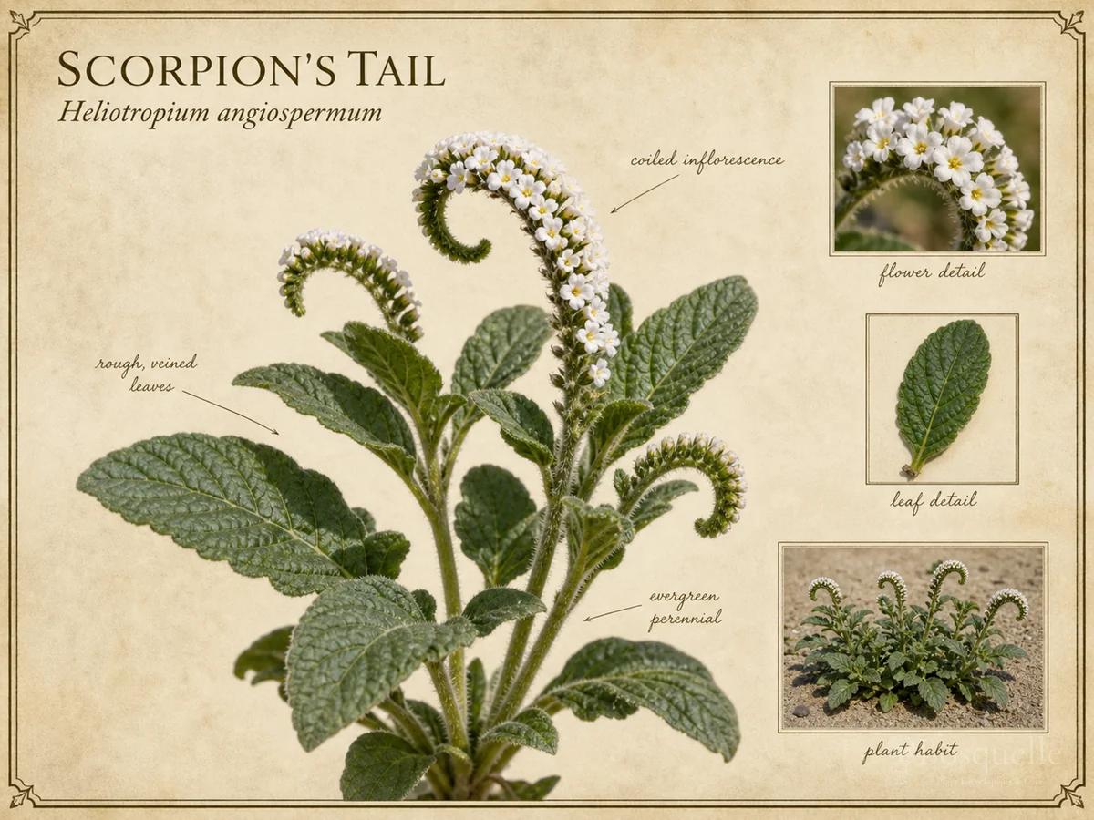 Scorpion’s Tail (Heliotropium angiospermum)