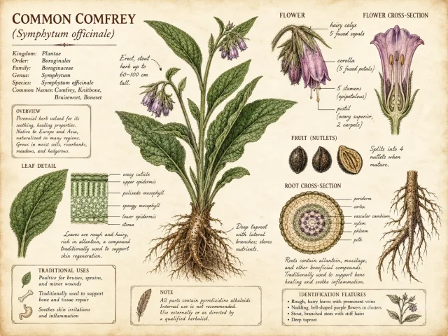 Common Comfrey (Symphytum officinale)