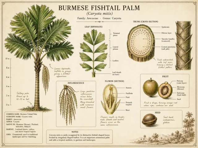 Burmese Fishtail Palm