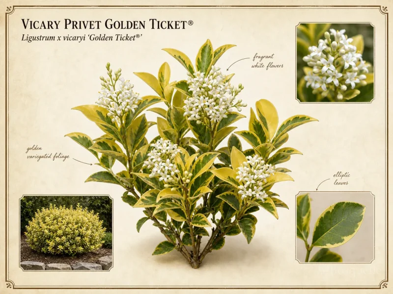 Vicary Privet Golden Ticket® — Japanese wax-leaf evergreen · Browse by…