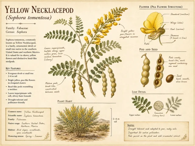 Yellow Necklacepod