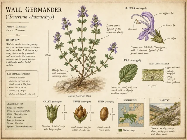 Wall Germander (Teucrium chamaedrys)
