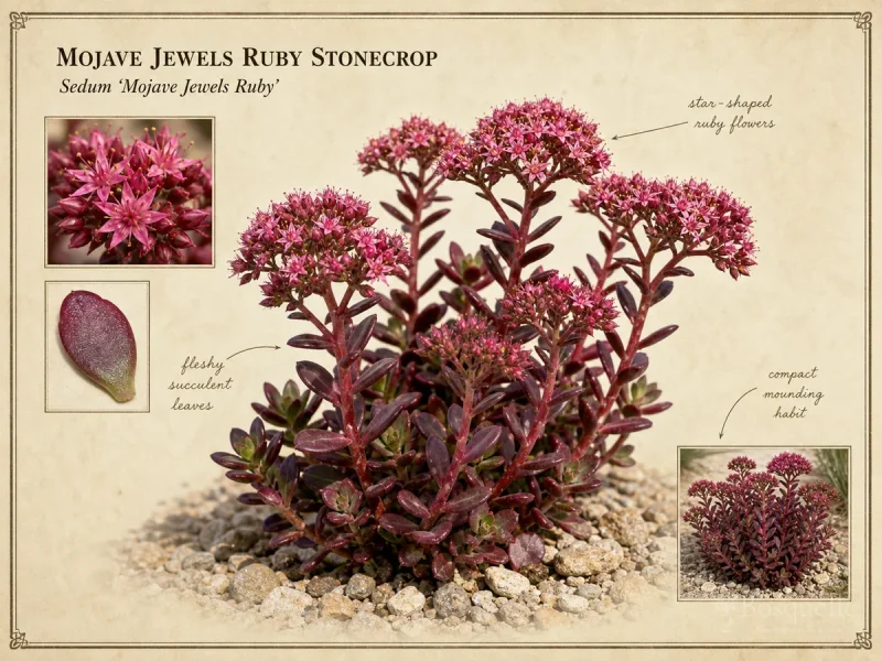 Mojave Jewels Ruby Stonecrop