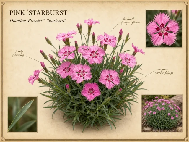Pink ‘Starburst’ (Dianthus Premier™ ‘Starburst’)