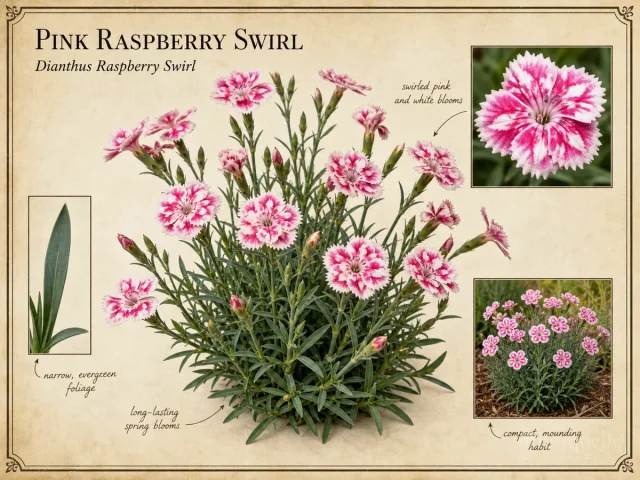 Pink Raspberry Swirl (Dianthus Raspberry Swirl)