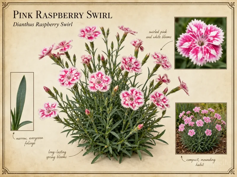 Pink Raspberry Swirl (Dianthus Raspberry Swirl)