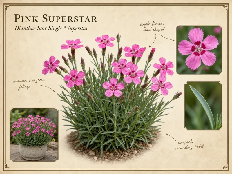 Pink Superstar (Dianthus Star Single™ Superstar)