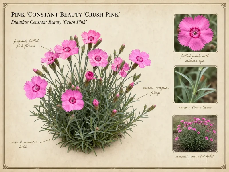 Pink ‘Constant Beauty ‘Crush Pink’ (Dianthus Constant Beauty ‘Crush Pink’)